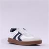 Tommy Bowe Burwett Retro Laced Trainer - White Navy